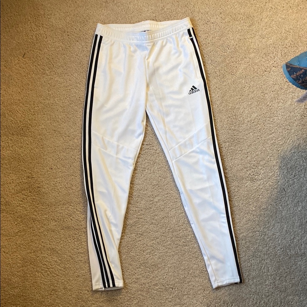 Adidas women’s White Track Pants